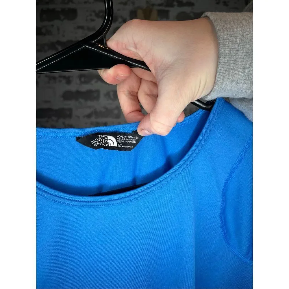 The north face | women blue short sleeve shirt - Picture 2 of 8
